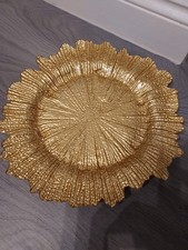 Glass Charger Plate Christmas