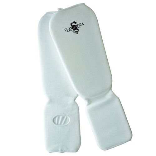 Elasticated slip shin - slip, on