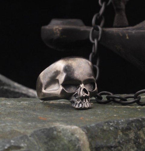 Halloween men silver - silver, ring