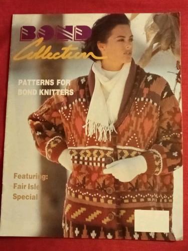 Machine knitting booklet bond - machine, booklet-bond