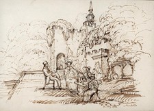 FIGURES AT NEWBATTLE SCOTLAND