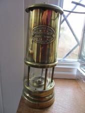 Vintage Brass Miner's Safety