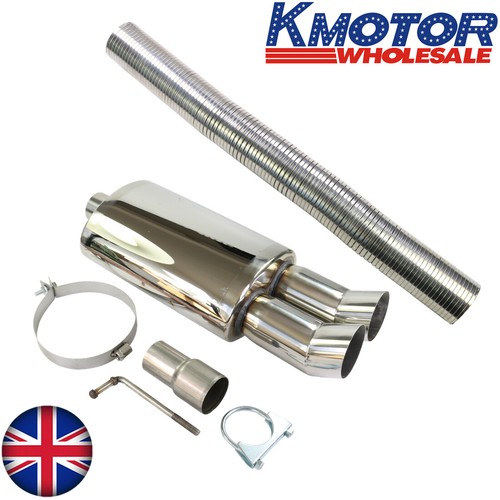 Universal exhaust back box - box, lmo