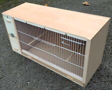 Budgie Breeding Cage  30" with LEFT HANDED nesting box WHITE 2 DOOR FRONTS