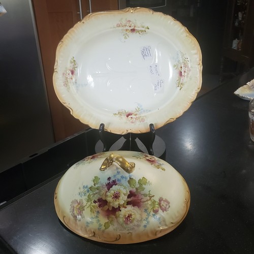 Antq english crown devon - crown,