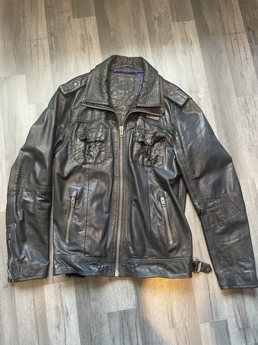 Superdry ryan black leather - superdry,