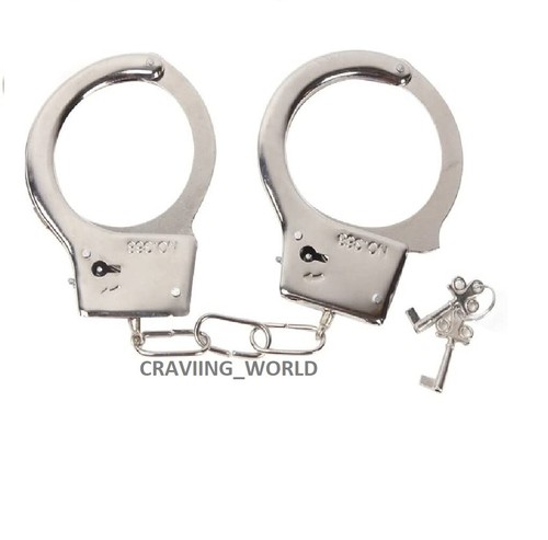 Novelty steel metal - steel, handcuffs