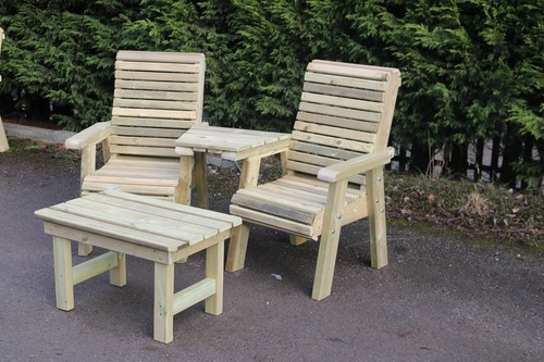 Wooden garden chairs - wooden, chairs/