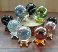 1:12 Dolls House Miniature: CRYSTAL BALL Witch Wizard Fortune Teller Halloween