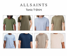 AllSaints Mens Tonic T Shirt Crewneck SS Designer Cotton Tee All Saints Top NEW!