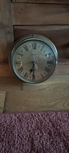 President brass wall clock - president,