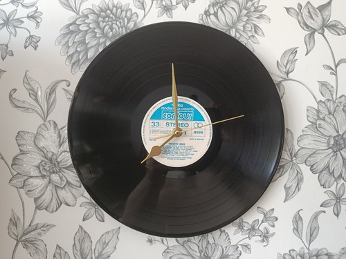 Vinyl record clock - vinyl, 12"