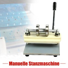 Manual Leather Cutting Machine