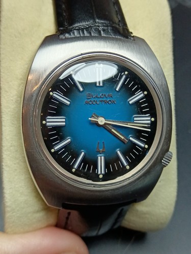 Bulova accutron blue - bulova,