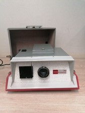 Vintage Prinz 500 Prinzmatic 35mm Slide Projector Automatic Sliding - Grey/Red