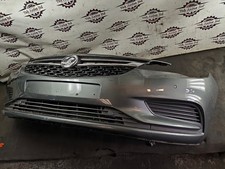 2017 VAUXHALL ASTRA K MK7 39052730 COMPLETE FRONT BUMPER IN GREY GR5