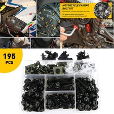 149x Black Fairing Bolt Kit