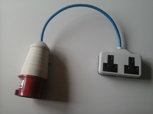 16amp phase plug - 16amp, twin