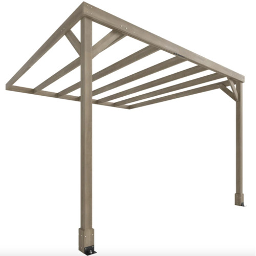 Large wooden pergola lean - wooden,