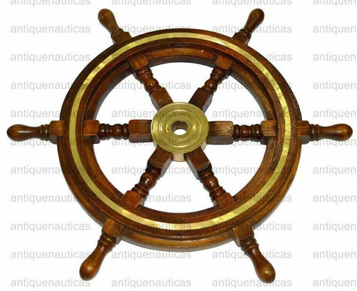 Brass finishing wooden - 24",