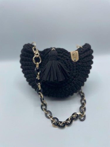 Handcrafted crochet bag - handcrafted,
