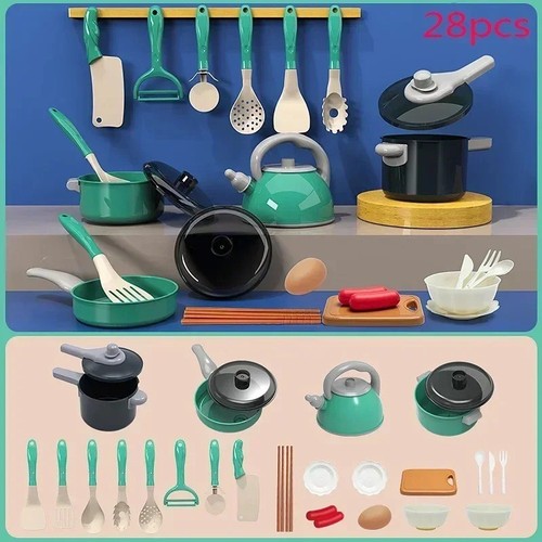 28pcs kids play kitchen - play,