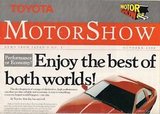 Toyota Range Autumn 1988 UK