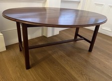 Solid Mahogany Drop Leaf Oval