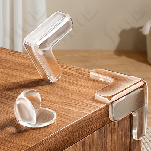 Clear rubber furniture - clear, corner