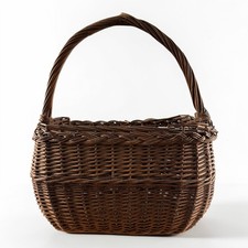 Vintage Wicker Basket With