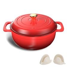 6QT Enameled Casserole Pot