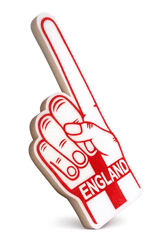 England foam finger - england,