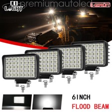 6" Square 12/24v Led Spot light Work Lights Lamp for tractor recovery truck van