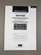 Sansui R-500CD Stereo CD Midi System Service Manual D-768