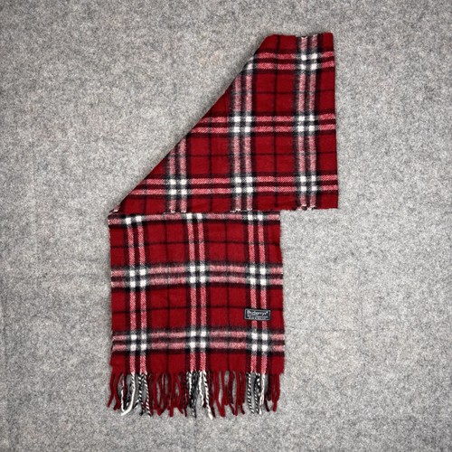 Vintage burberrys scarf red - burberrys,