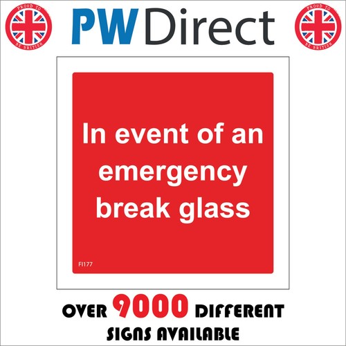 Sign event an emergency - sign,