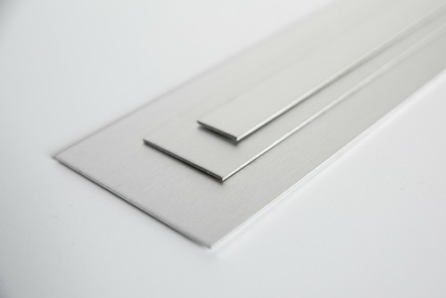 Satin anodised aluminium trim - satin,