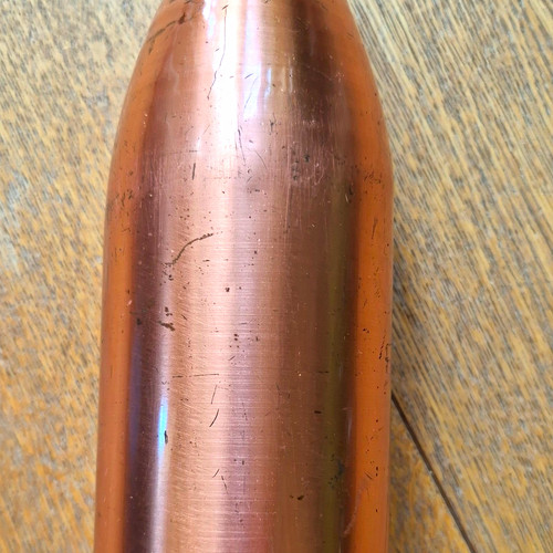 Copper metal bottle - metal,