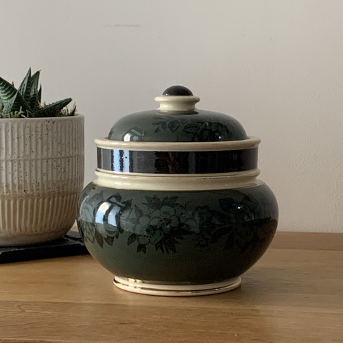 1930s ceramic lidded tobacco - 1930s,