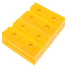  4 Pcs Car Lift Frame Cradle Pads Rubber Square Floor Jack Blocks