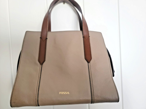 Fossil leather shoulder bag - fossil,