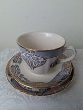 Liberty London Masons Ironstone IANTHE 1 CUPS 1 SAUCERS / 1 TEA PLATES.  250ml 
