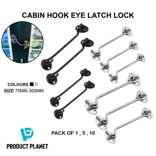 Hook and eye latch - hook,