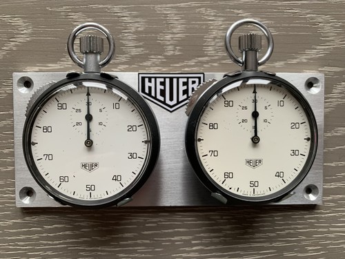 Heuer stopwatch set both - heuer,
