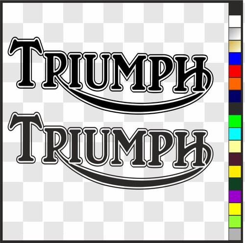 Triumph decals stickers - triumph, x