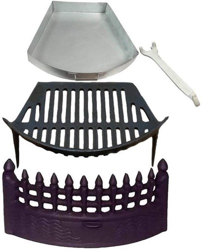 Castle fire front grate and - fire, front,