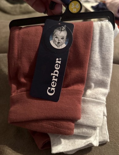 Nwt gerber month pants - 3-6,