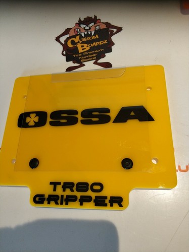 Trials front number board - front,