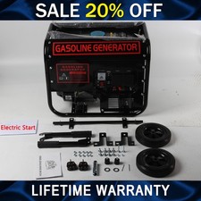 Portable Petrol Generator 5000W 15L Large Tank 4 Stroke Electric Start 220V 50Hz