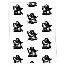 'Pirate Shark ' Gift Wrap /